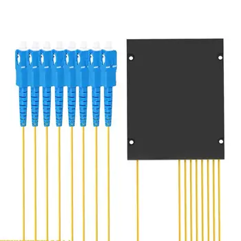 

Optical Fiber Branching Device 1 points 8 Telecom PLC Cassette Optical Splitter with SC Optical Splitter