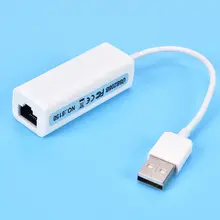 10/100 Мбит/с USB 2,0 до 10/100/1000 гигабитный RJ45 Ethernet cетевой адаптер LAN
