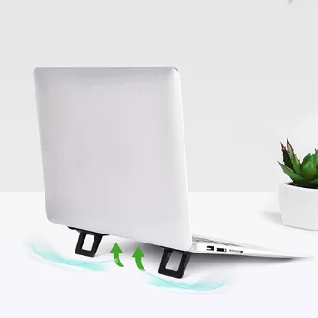 

Laptop Stand For MacBook Pro Notebook Stand Black Foldable Tablet Stand Bracket Laptop Holder For Notebook