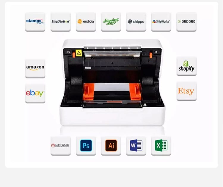Tdl403 Shipping 4inch Label Thermal 