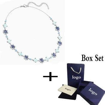 

SWA fashion exquisite sea blue olive bracelet is the best choice for romantic pine gifts for mothers and girlfriends birthday