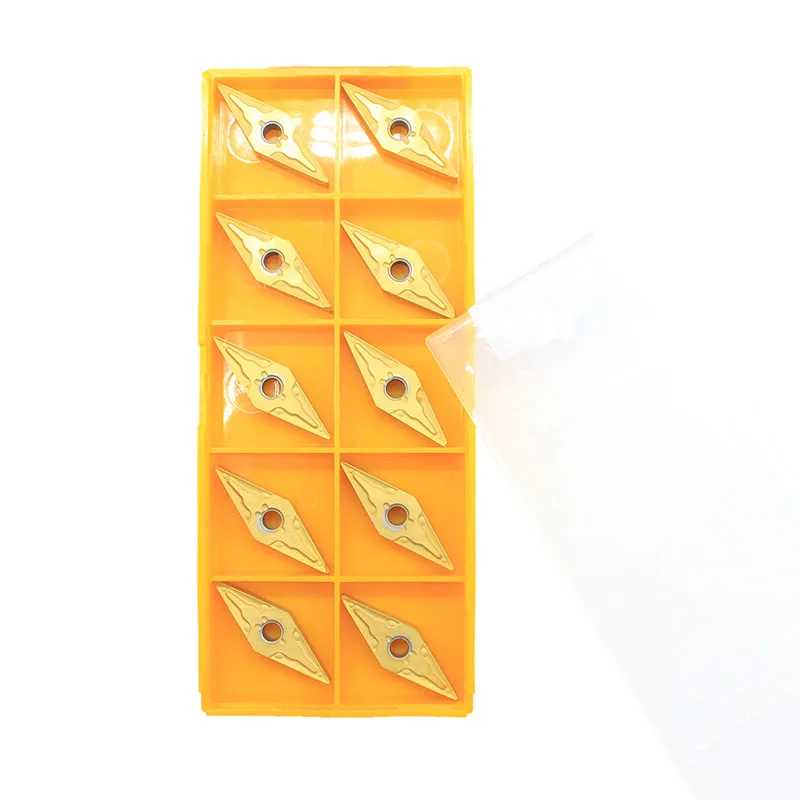 

10PCS VNMG160404 MA US735 External Turning tools carbide inserts VNMG160404 CNC cutting tools