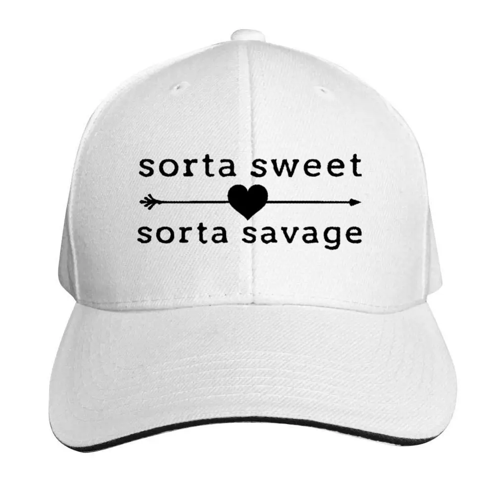 Sorta Sweet Sorta Savage Регулируемая бейсбольная кепка s винтажная сэндвич шляпа сэндвич Кепка остроконечная Дальнобойщик папа шляпы