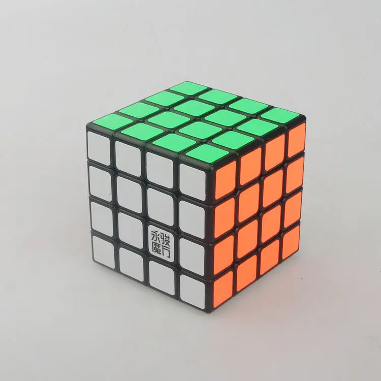 

[Four Order Magic Cube Black And White with Pattern] 4-X 4X4 guanshu 62 Size Black Background 4-Order Magic Cube