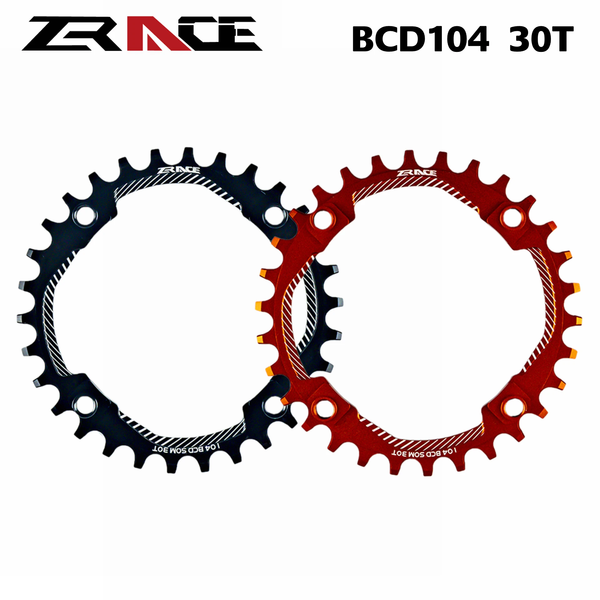 2020ZRACEChainringsChainwheelsBCD10430TNarrowWidthtoothAL7075