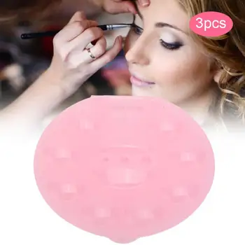 

3pcs Professional Portable Cosmetic Painting Pigment Mixing Tray Nail Polish Blending Holder