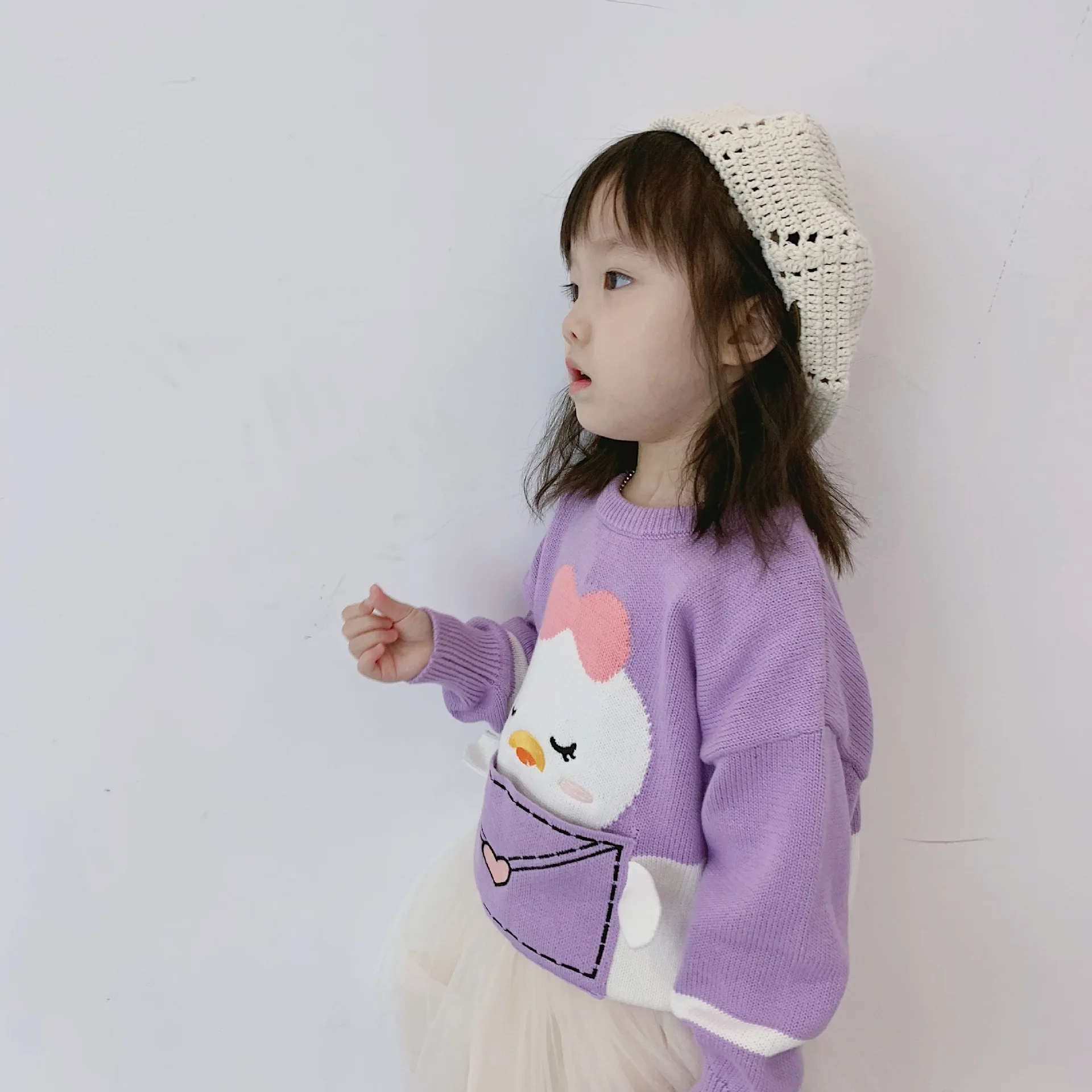 Tonytaobaby/осенне-зимняя одежда новый детский свитер для маленьких девочек свитер для мальчиков Детский свитер