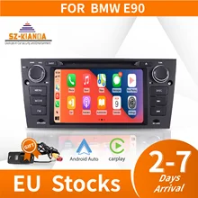 

2022 Android 11 Car DVD Player for BMW E90 E91 E92 radio stereo Wifi 3G Bluetooth USB SD OBD Mirror Free Camera+8GB map