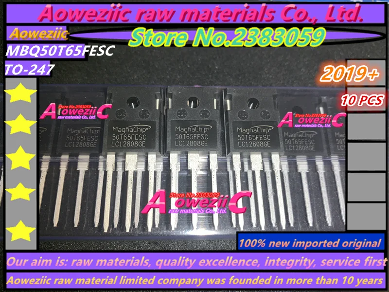 Aoweziic+ импортный MBQ50T65FDSC 50T65FDSC MBQ50T65FESC 50T65FESC TO-247 IGBT сварочный аппарат для труб 50A 650V