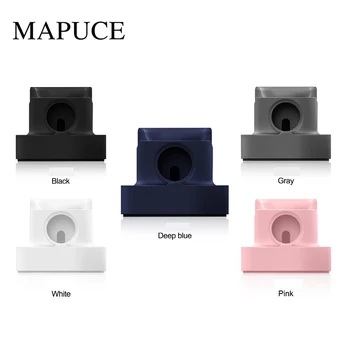 

Luxury Base For Apple Watch Holder Hand Free Cable Hole Charging Support Aluminum Bracket For iWatch Watch Dock Stand Holder