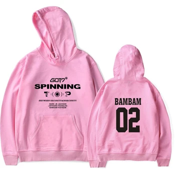 

Casual New GOT7 hoodies Men/women sweatshirts 2019 Spring Autumn Hoodie Boys/girls Fashion long Sleeve Hooded Pullovers