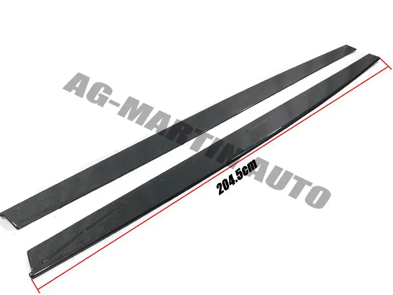 Универсальное использование углеродного волокна боковой порог двери фартуки кузова боковой диффузор боковой спойлер боковые юбки для всех автомобилей