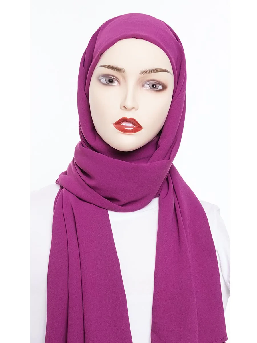 women khimar hijabs Мусульманский женский хиджаб Турция Khimar Малайзийский лед креп Твердые крышки головной платок капот накладной длинный платок ислам Дубаи одежда - Цвет: women khimar hijabs