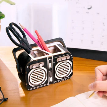 

Diy 3d Wooden Puzzle Penholder Storage Box 5 Kinds Patterns Home Paper Storage Box Popular Toy For Kids Game Gift 2019 New