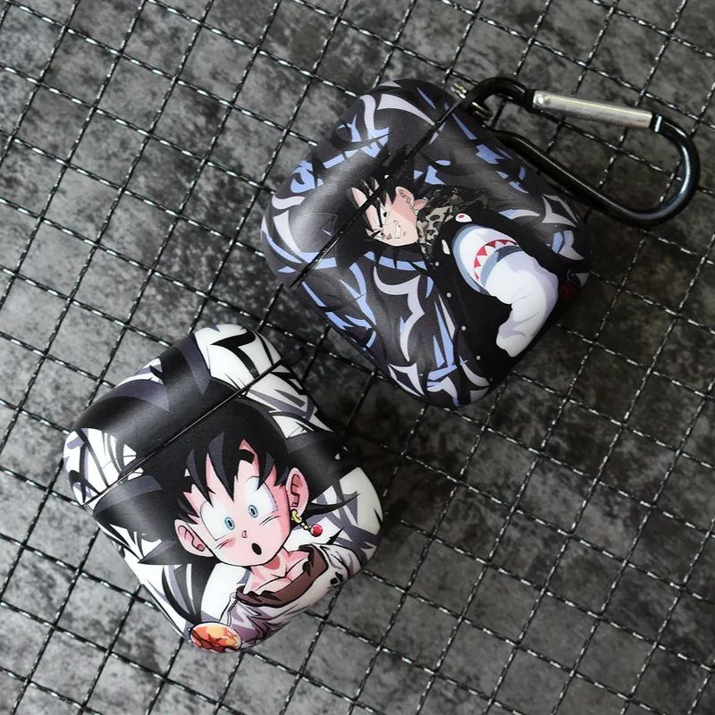 Модный трендсеттер Dragon Ball Сон Гоку корпусы гарнитурные для Apple Airpods 1/2 милые
