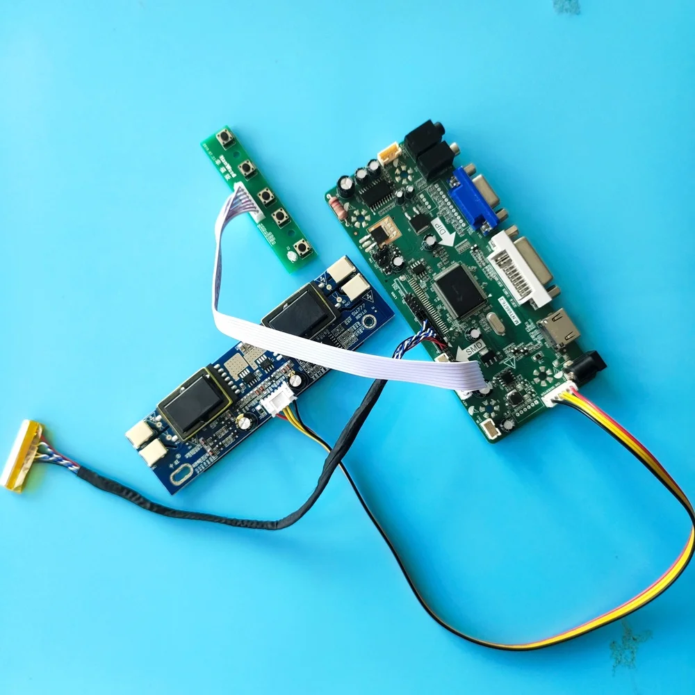 

Комплект для M190EG02 V2 M.NT68676 DIY LVDS 4 лампы 30pin 1280x1024 HDMI-совместимая панель драйвера экрана VGA DVI плата контроллера 19"