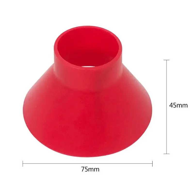7.5cm Red VODOOL в форме конуса волшебный автомобильный скребок для льда на лобовое стекло открытый авто оконная Воронка для удаления снега Лопата Deicing инструмент для выскабливания - Цвет: 7.5cm Red