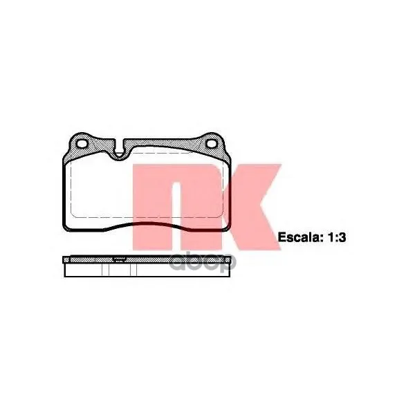 Колодки Тормозные Volkswagen Touareg 02- Передние Nk 224788 Nk арт. 224788