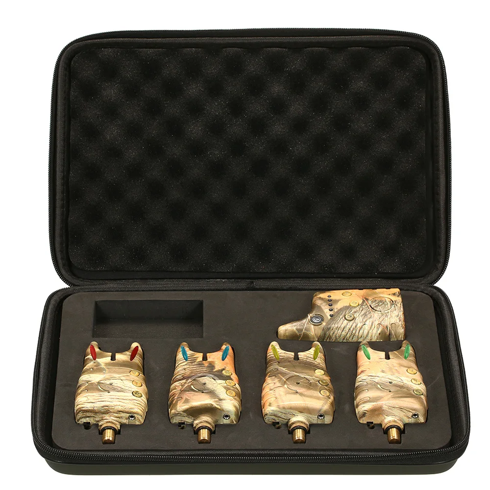 

Wireless Fishing Bite Alarms Set Digital Fishing Alarm Kit LED Alarm Indicator Alert Bell Receiver Fishing Tackle