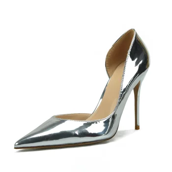 

2020 customized high heel fashion European pumps style elegant expensive shoes pointed toe high heel banquet women's shoes