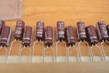 

Original imported electrolytic capacitor 16v10uf KMG 5x11 capacitor Electronics