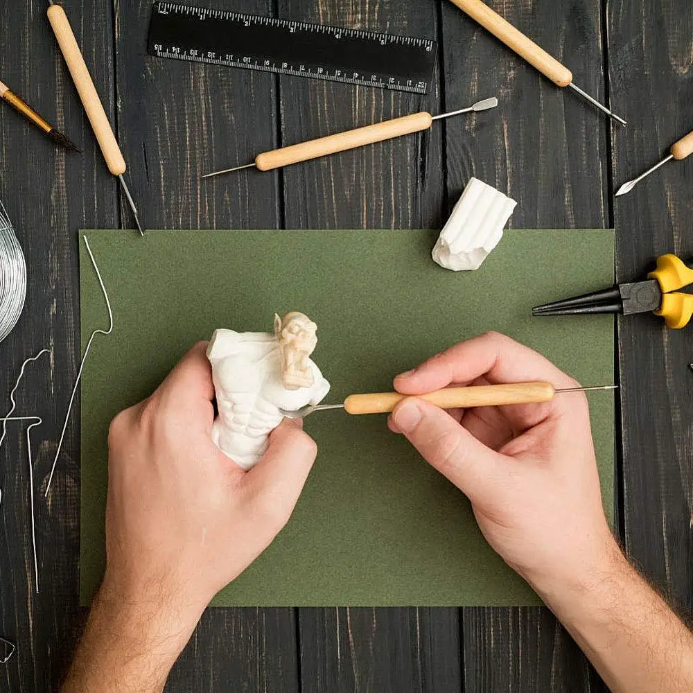 44 шт. DIY глина для художественных работ инструменты для гончарного ...
