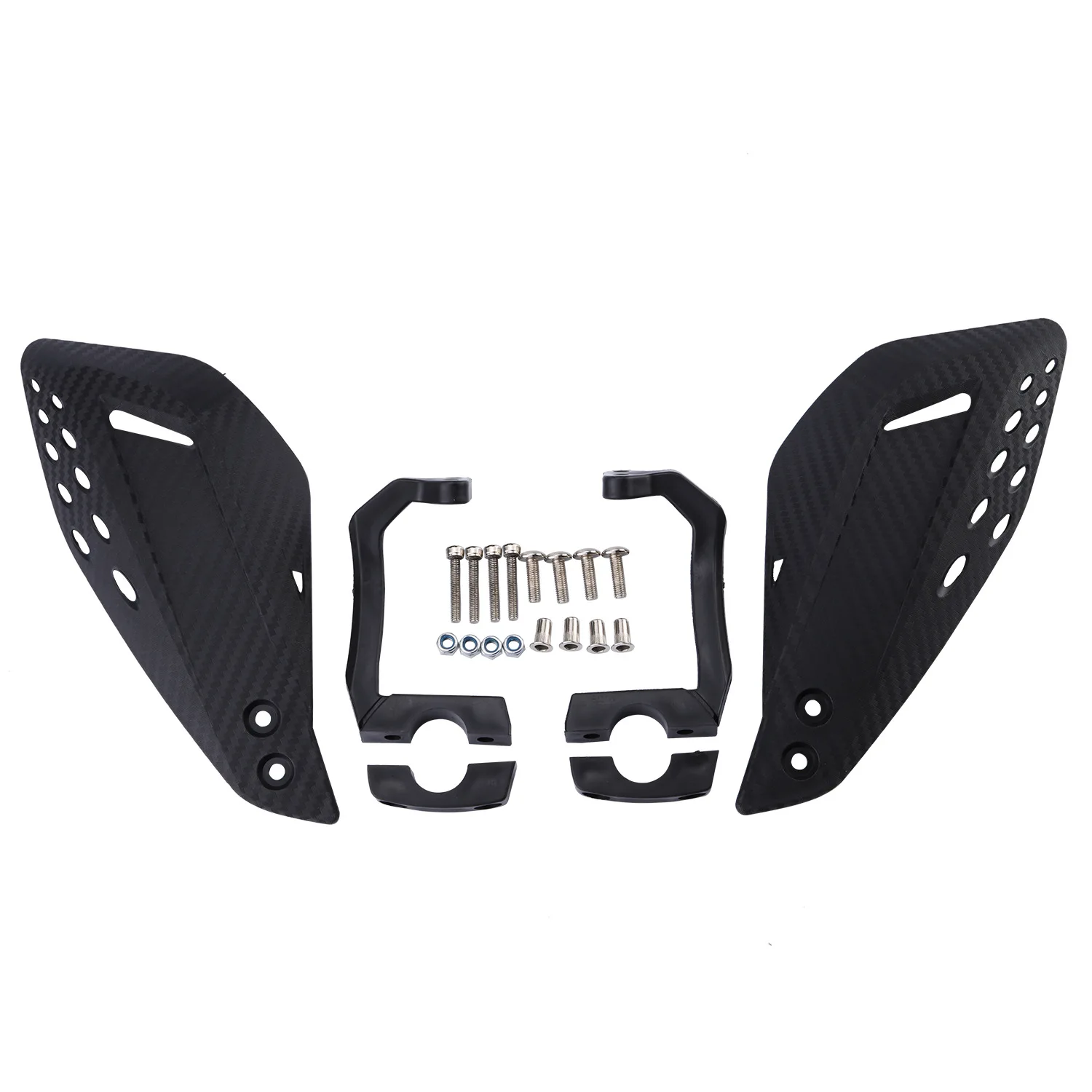 Carbon Fiber Patterned Hand Guards Protectors Suitable for Universal Motorcycles . Modified Steering Handlebar Cover of Bike