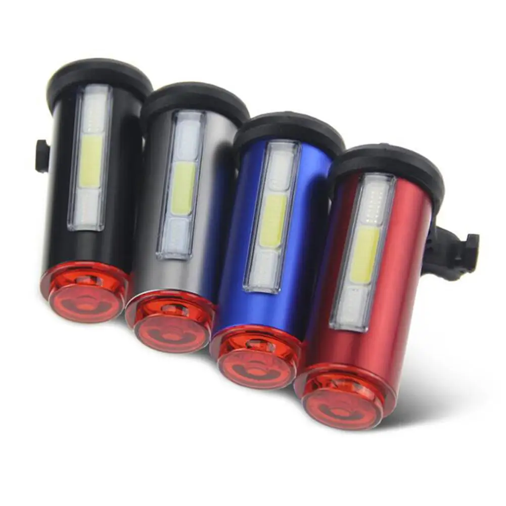 

HobbyLane Outdoor Cycling Bicycle Night Riding Light 360 Degree COB Light Set with USB Charging Change Color Bright Tail Light