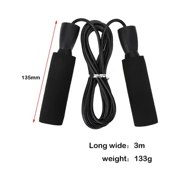

Adjustable Skipping Rope Training Fitness Cardio Ball Bearing Portable Sports Lose Weight Jumping Rope for Men Women Children