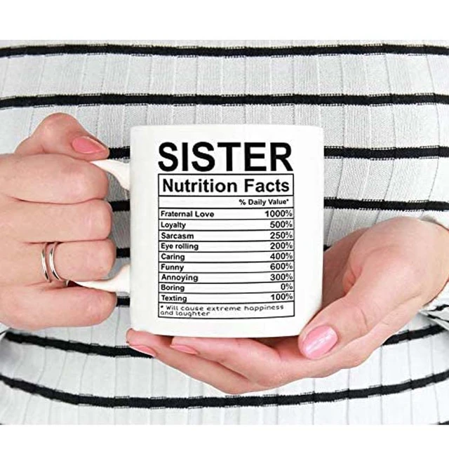 Unique Sister Gifts,Sister Birthday Gifts from Sister, Funny Gift