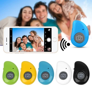 

Shutter Release Bluetooth Wireless Bluetooth Selfie Shutter Button Remote Control For Smartphone Tablet PC Dropship