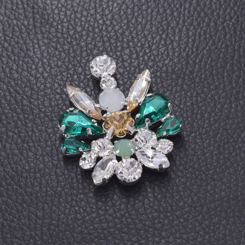 Rhinestone buttons flatback (3)