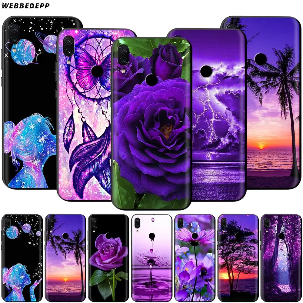 

Webbedepp Infinity on Purple Case for Xiaomi Redmi Note 8 MI 3 6 8 9 A1 A2 A3 5X 6X 9T CC9 Lite SE Pro Max Pocophone F1