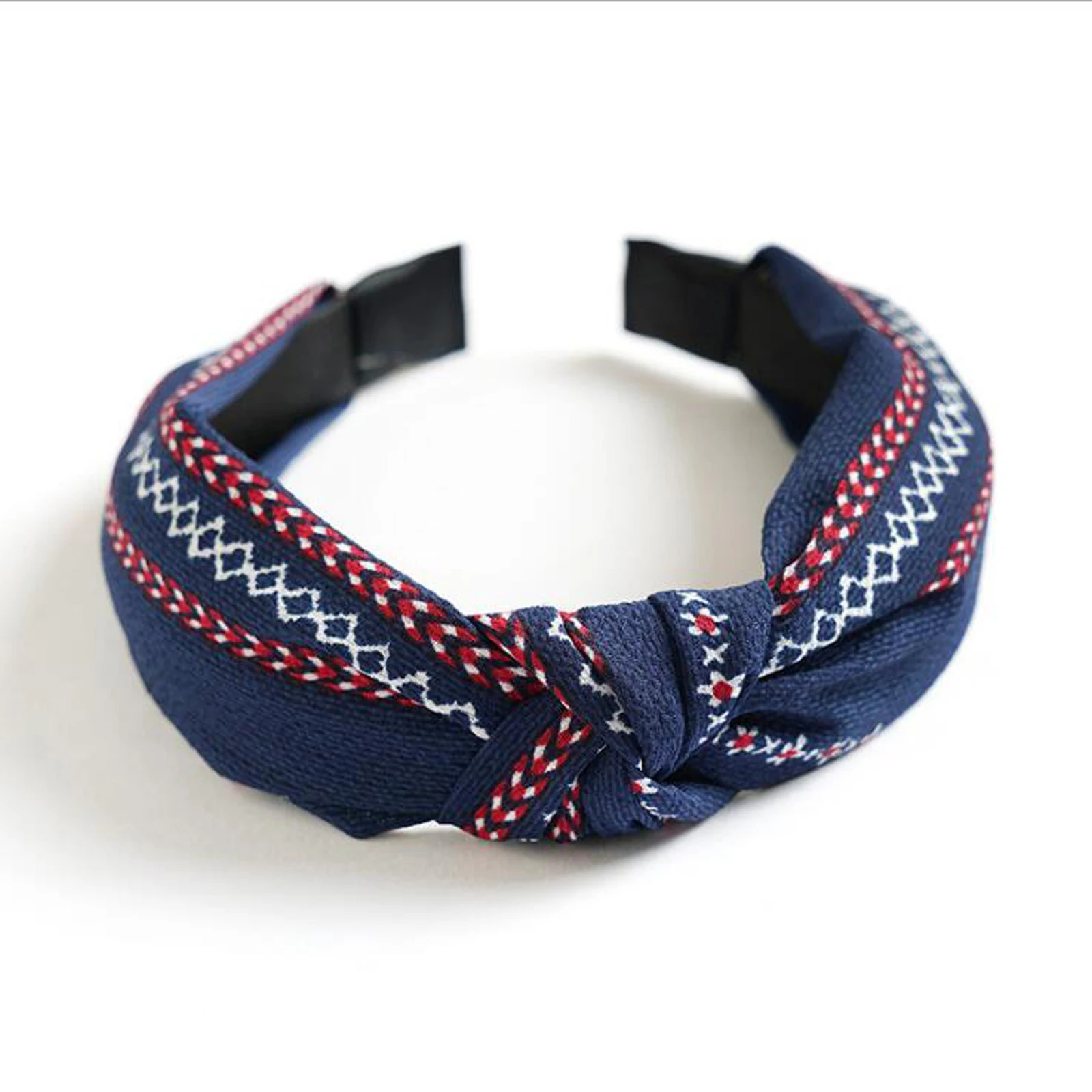Новинка, Популярная мода для девочек, повязка на голову, мягкие Богемия повязка на голову с цветочным принтом клетчатый головной убор Повседневное и сердечком и повязка на голову, Для женщин взрослых украшения для волос оптом