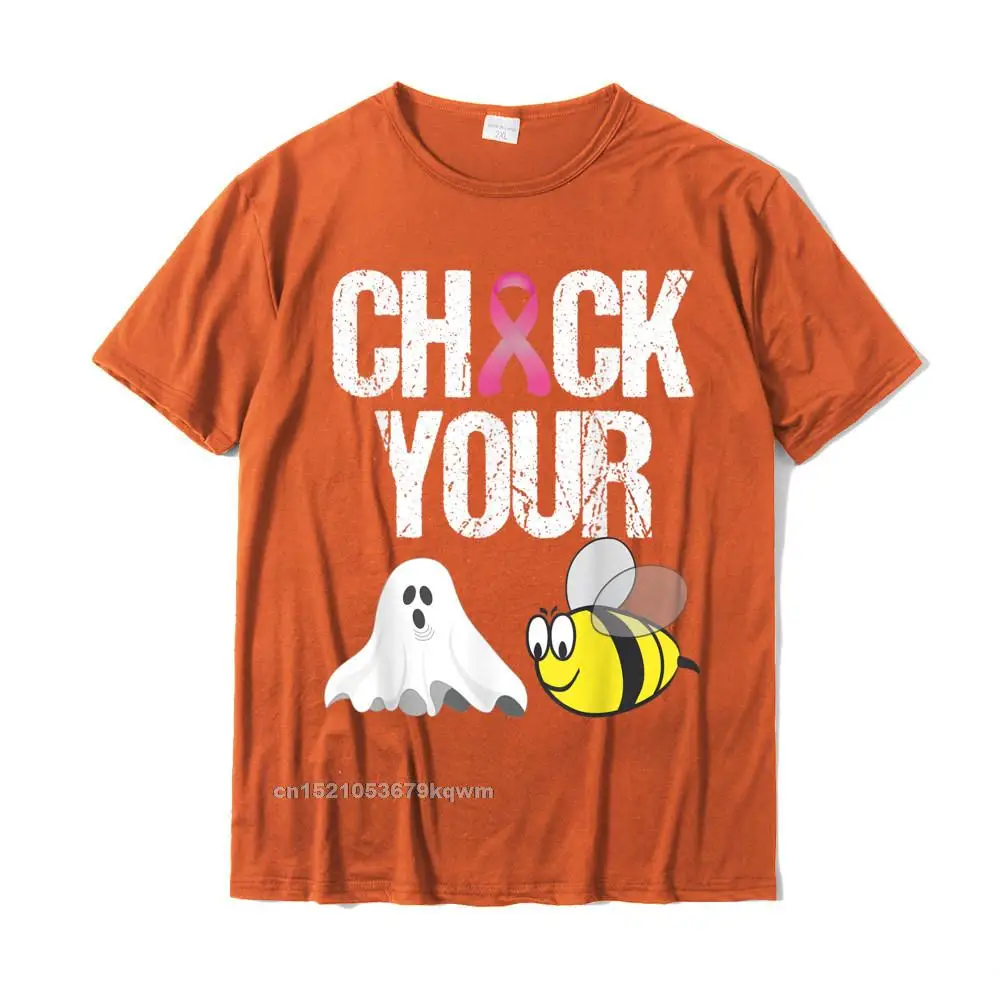 2021 Normal Custom Short Sleeve T Shirt Labor Day Crew Neck Cotton Fabric Tops Shirt for Men Tees Funny Drop Shipping Check Your Boo Bees Shirt Funny Breast Cancer Halloween Gift T-Shirt__4529 orange