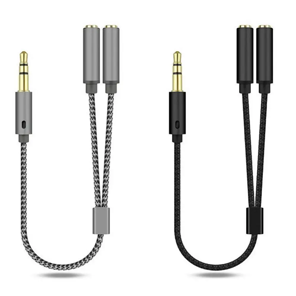 3.5mm audio cable Phone headset computer headset microphone combo conversion head adapter splitter