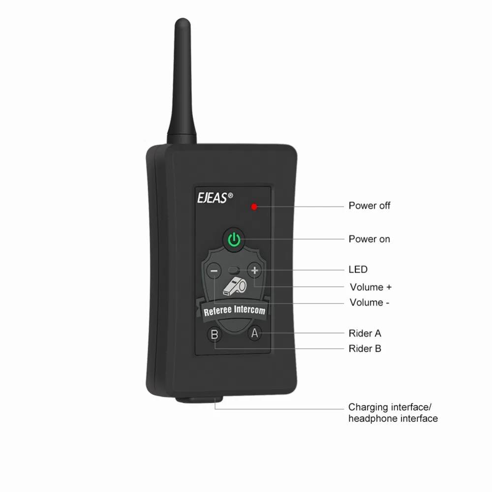 2 шт. FBIM рефери гарнитура Bluetooth домофон мотоцикл 850 мАч беспроводной Bluetooth шлем динамик для футбольного гандбола матч