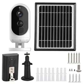 

1080P HD WiFi Camera Waterproof Night Vision 2-Way Voice Intercom Cam with 3.2W Solar Panel