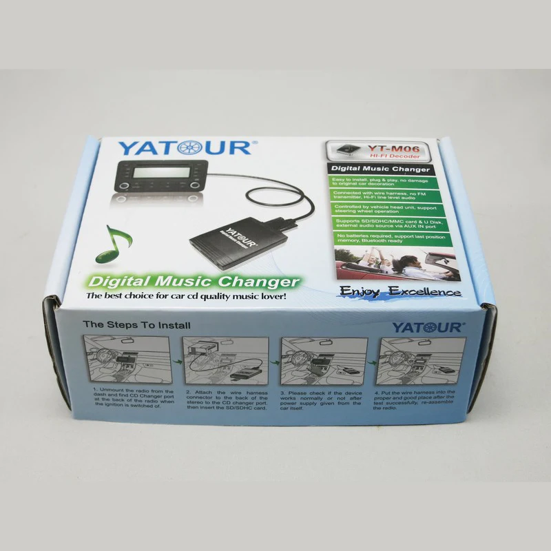 Yatour M06(PRO FLAC APE) car radio USB SD AUX decorder for Nissan Almera Navara Infiniti Car Stereo