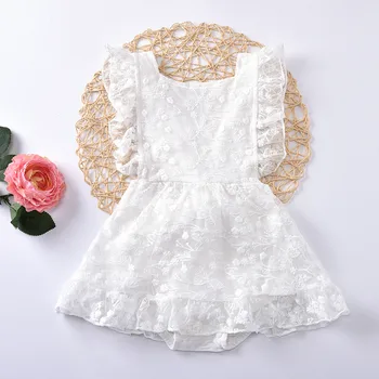 

Birthday Dress For 1 Year Baby Girl Summer Clothes White 1st Birthday Dress For Baby Girl Bodysuit Dresses Baby Baptism Dress