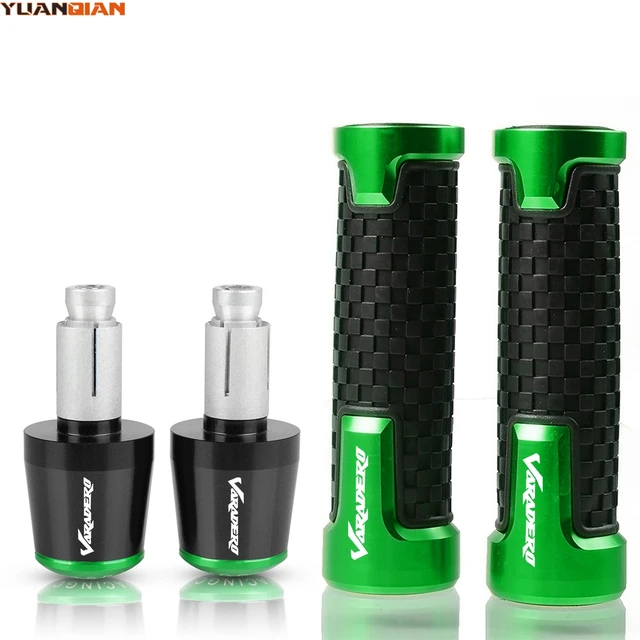 For HONDA XL1000/V/VARADERO XL 1000 1999-2013 2000 2001 2002 2003 7/8'' 22mm Motorcycle handlebar grips ends handle bar grip end green