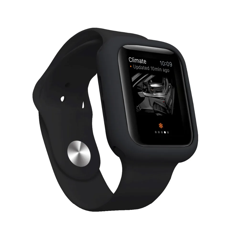 Чехол для Apple Watch, версии 5/4/3/2/1 40 мм 44 нуля; Цвет Розовый Красочный мягкий чехол s для наручных часов iWatch, версия 3, 2, 42 мм, 38 мм