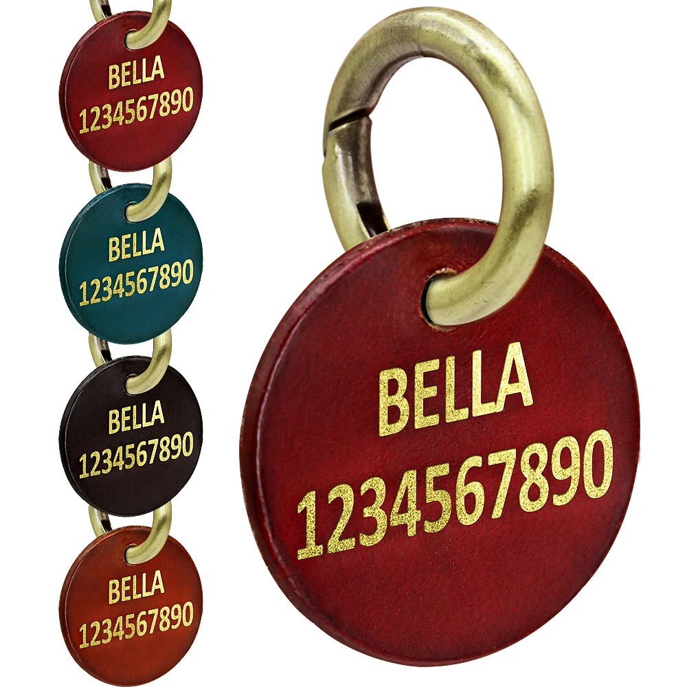 cat name tag engraved