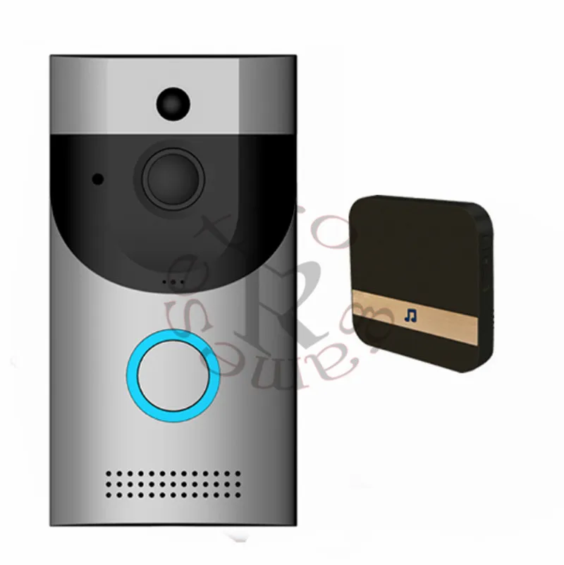 Водонепроницаемый дверной звонок, камера B30 WI-FI видео-дверной звонок 720P Smart Ночное видение PIR аккумулятор камеры питания или 8 v-24 v зарядное устройство