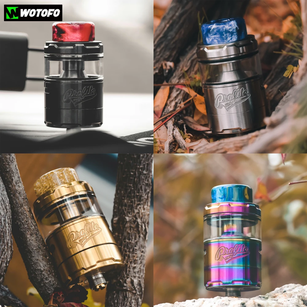 Оригинальный профиль Wotofo Unity RTA Tank 25 мм атомайзер 0 18 Ом A1 сетчатый вейп-бак для