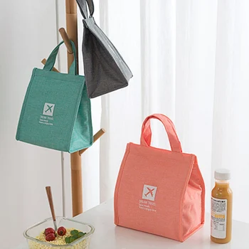 

Household Waterproof Lunch Bags With Rice Bag Portable Insulation Lovely Lunch Box Bag Home Storage Organizer Bento Bag