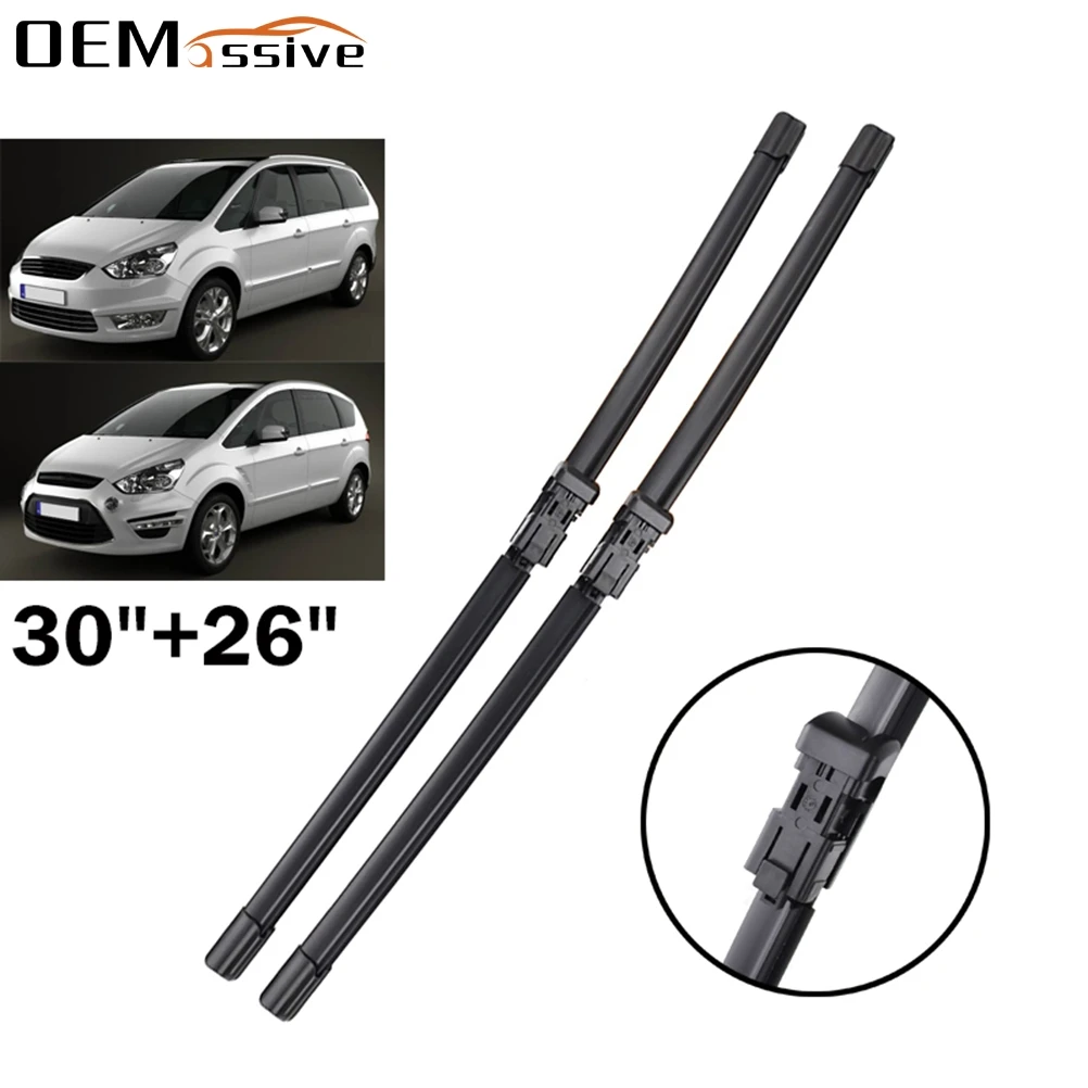 3" 26" передние Winodw щетки стеклоочистителя Набор для Ford Galaxy S-Max 2007 2008 2009 2010 2011 2012 2013