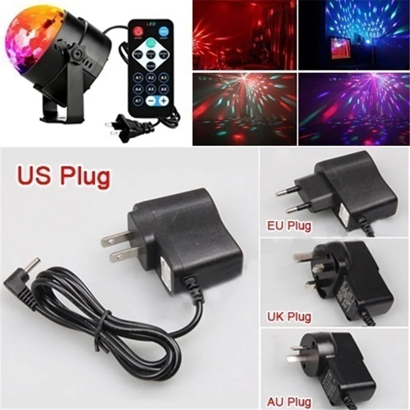 Клубный сценический эффект света для дискотеки, клуба Rave вечерние RGB Кристалл светодиодный проектор шар