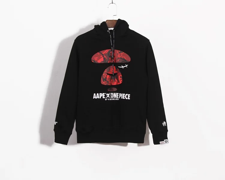 

2018 Autumn And Winter Europe And America ONE Piece One Piece Printed Hoodie Pullover Couples Men And Women-Casual Coat