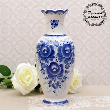 

Vase "Olya", 27 cm, gzhel 696907
